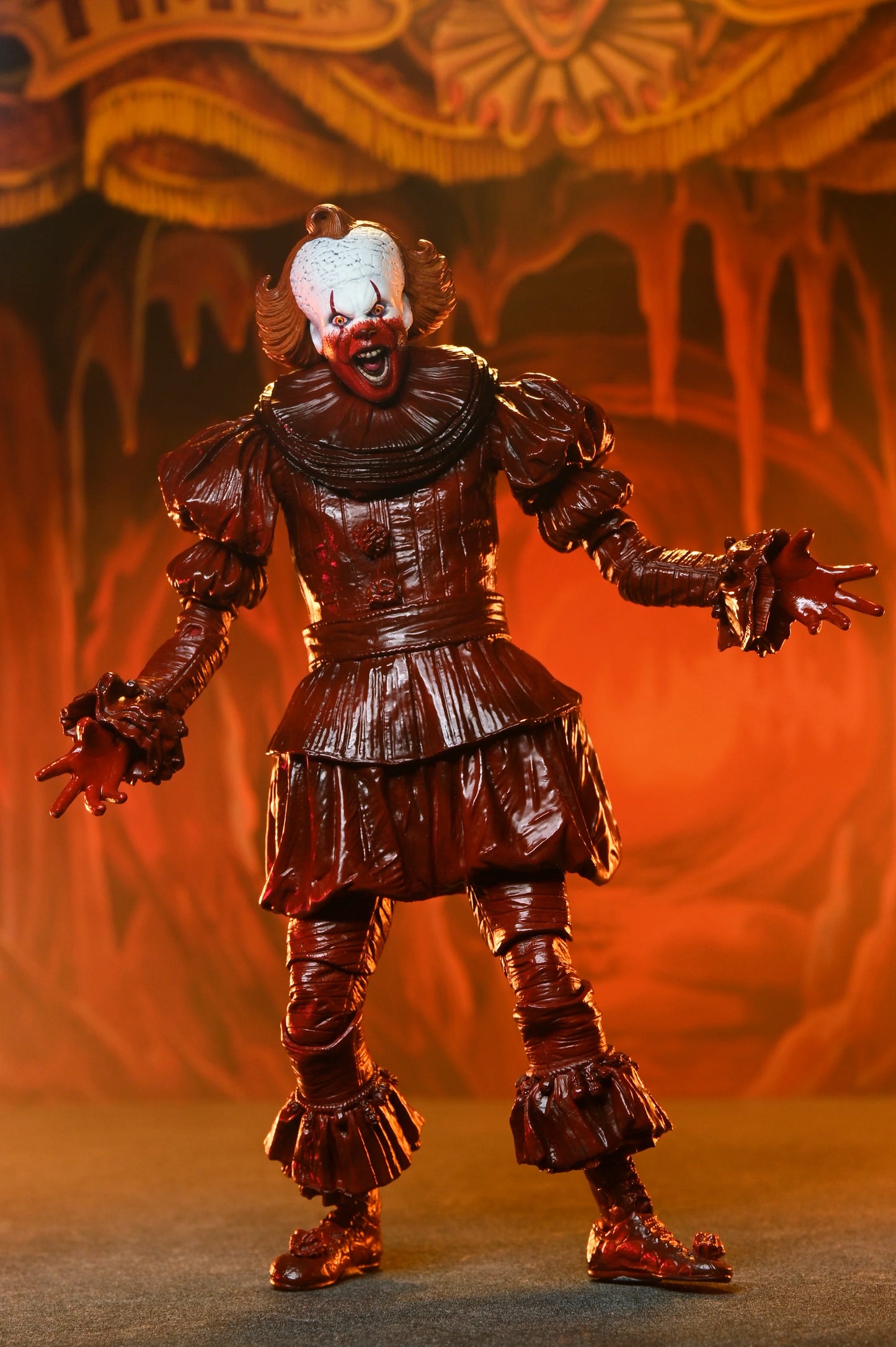 IT: WELCOME TO DERRY - ULTIMATE BLOOD PENNYWISE 7" SCALE ACTION FIGURE (PRE-ORDER)