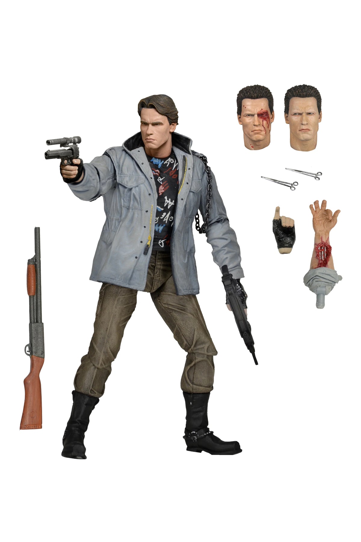 TERMINATOR - ULTIMATE T-800 7" ACTION FIGURE (TECH NOIR)