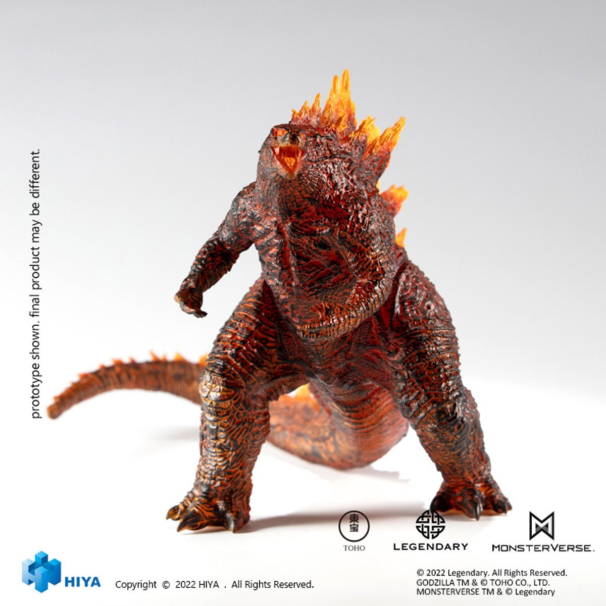 Godzilla King of Monsters Stylist Burning Godzilla Statue - Previews Exclusive