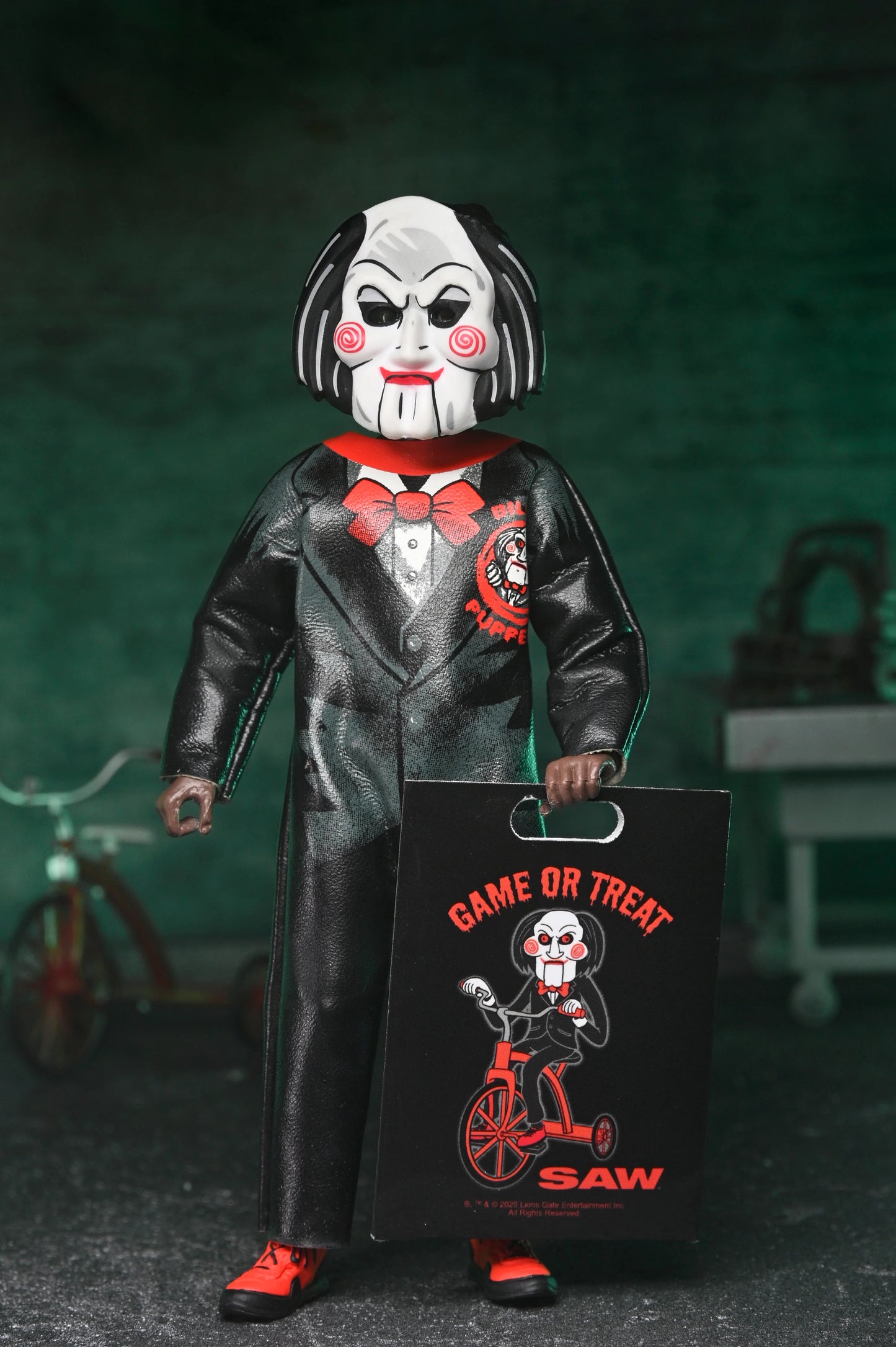 BEN COOPER COSTUME KIDS COLLECTION - SERIES 9 COSTUMED ACTION FIGURE BUNDLE (LEATHERFACE, MICHAEL MYERS, BILLY THE PUPPET, PENNYWISE & ART THE CLOWN)