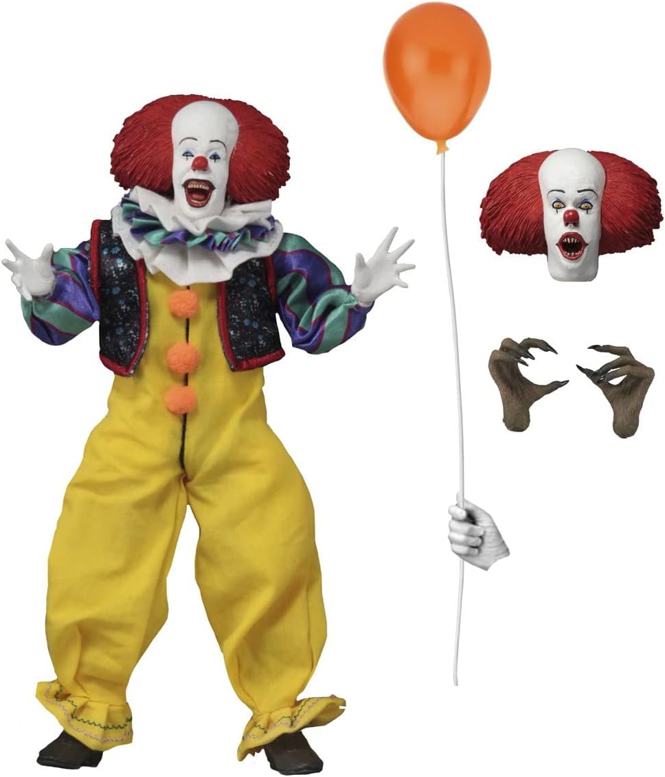 Pennywise IT (1990) 8" Clothed NECA Action Figure