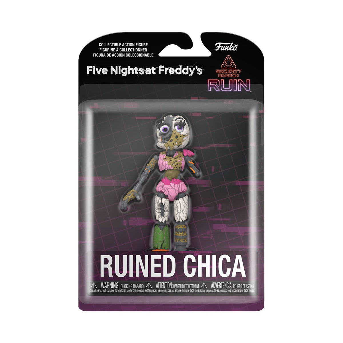 Five Nights at Freddy's: Security Breach - Ruin Ruined Chica Action Figure