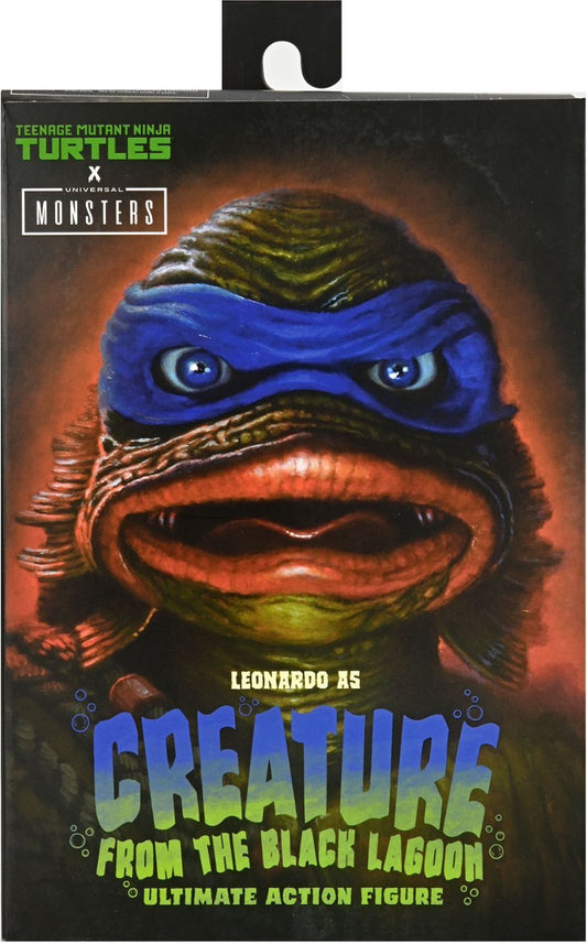 Universal Monsters/Teenage Mutant Ninja Turtles NECA 7” Scale Action Figure - Leonardo as Creature from the Black Lagoon