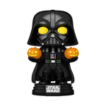 STAR WARS POP! SUPER LIGHT UP DARTH VADER HOLDING JACK-O-LANTERNS