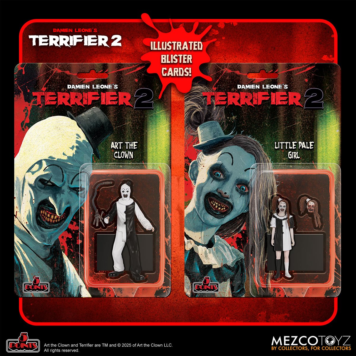 Terrifier 2 -  5 Points Action Figures - Set Of 2