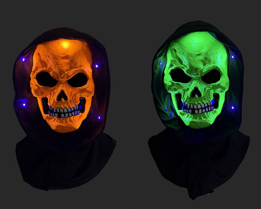 Skull Devil Blacklight Horror Mask