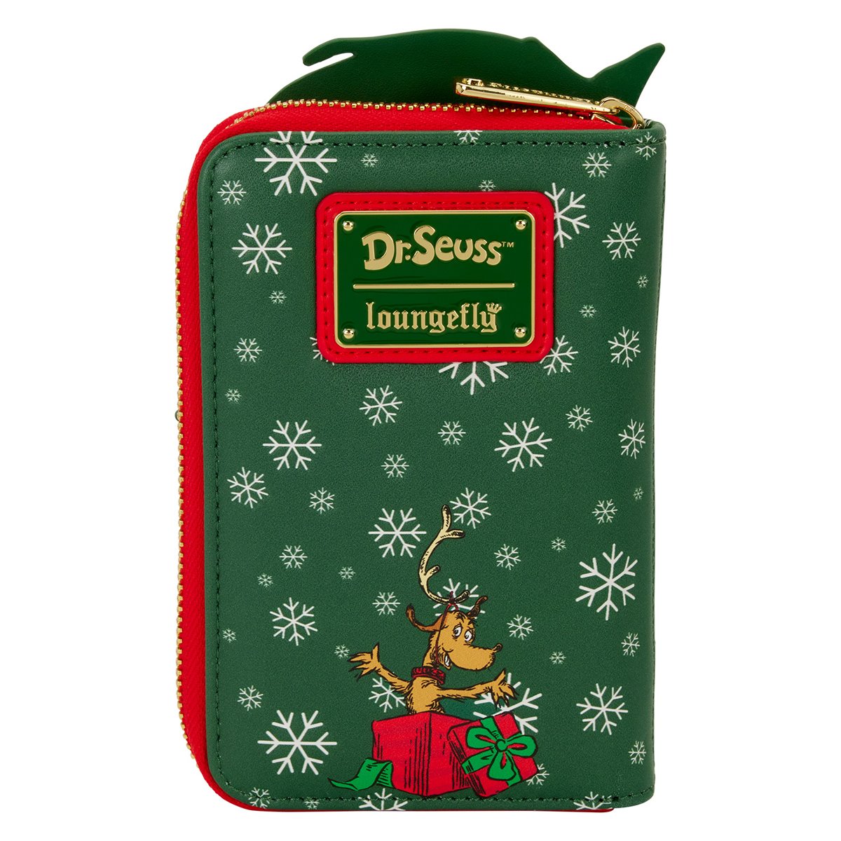 Dr. Seuss Grinch Holiday Tree Zip-Around Wallet