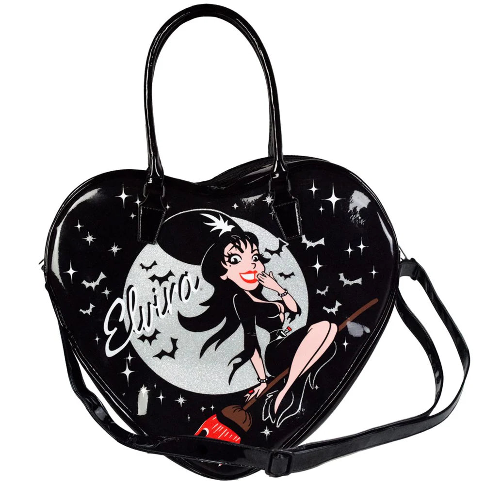 Elvira Bewitched Heart Bag