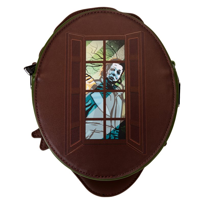 Halloween Michael Myers Mask Glow Crossbody Bag