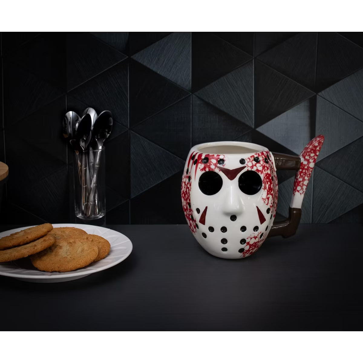 Friday the 13th Jason's Mask 3D Sculpted Ceramic Mug