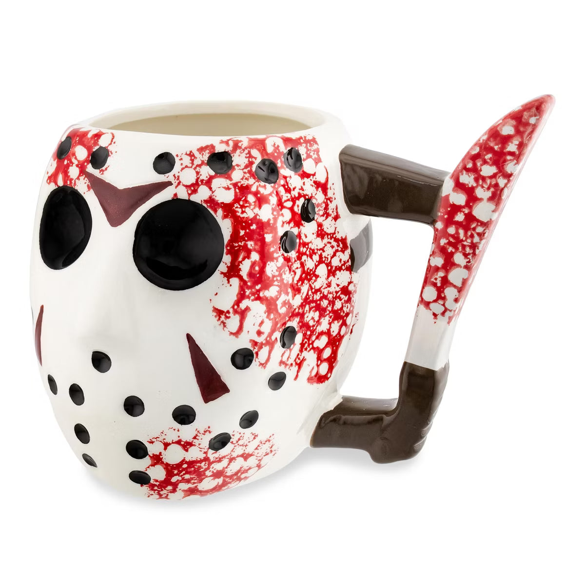 Friday the 13th Jason's Mask 3D Sculpted Ceramic Mug
