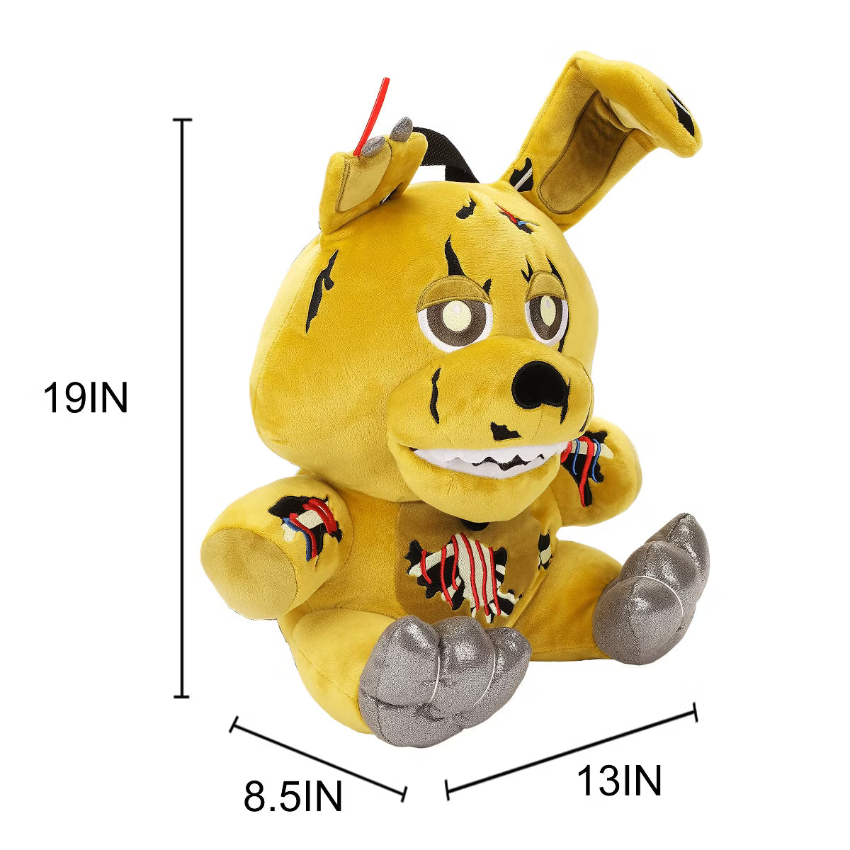 Five Nights at Freddy’s Springtrap Plush Mini Backpack with Glow-in-th ...