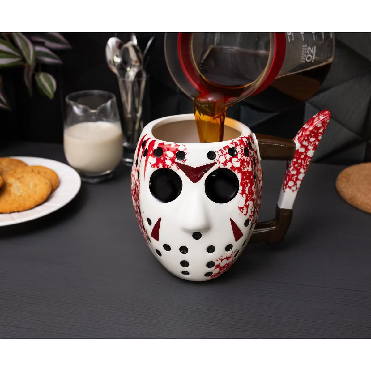 Friday the 13th Jason's Mask 3D Sculpted Ceramic Mug