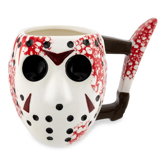 Friday the 13th Jason's Mask 3D Sculpted Ceramic Mug