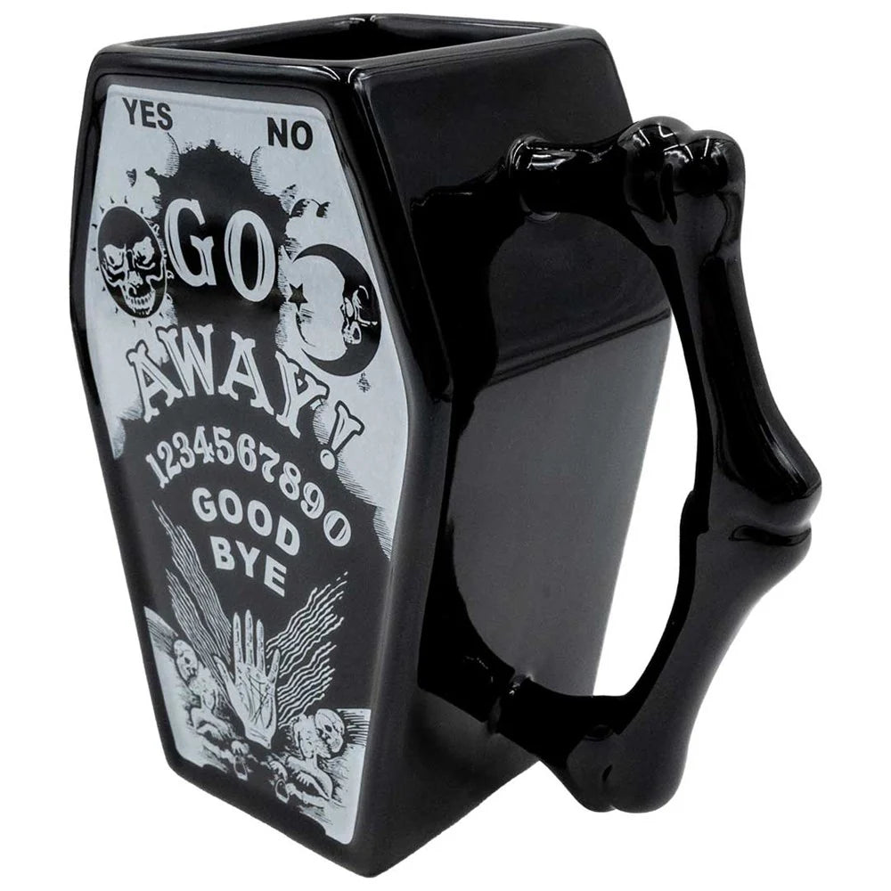 Go Away Coffin Mug