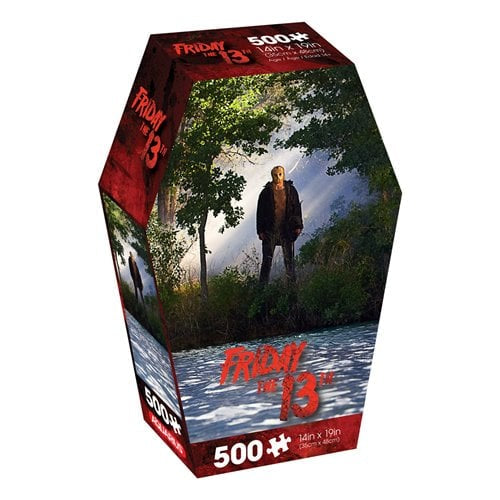 Friday the 13th Coffin Box 500-Piece Jigsaw Puzzle