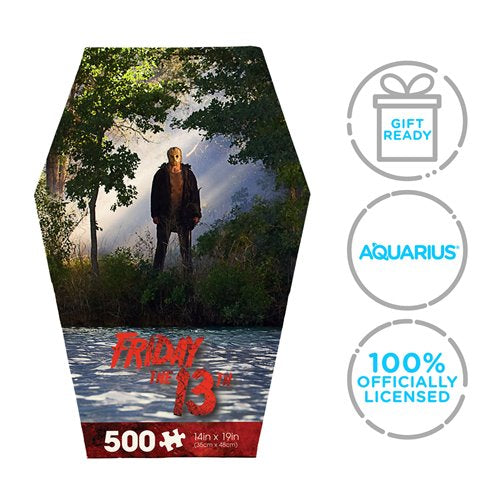 Friday the 13th Coffin Box 500-Piece Jigsaw Puzzle