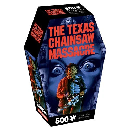 Texas Chainsaw Massacre Coffin Box 500-Piece Jigsaw Puzzle