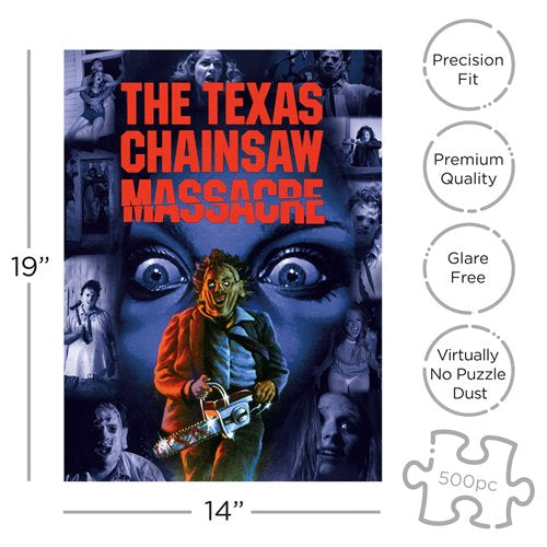 Texas Chainsaw Massacre Coffin Box 500-Piece Jigsaw Puzzle