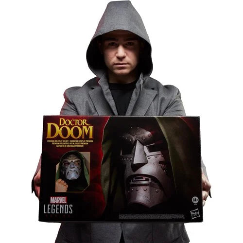 Marvel Legends Doctor Doom Premium Roleplay Helmet Prop Replica