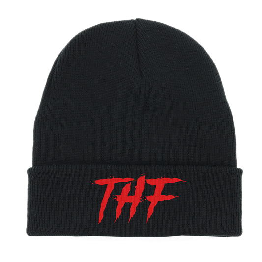 THF Beanie - Black/Red