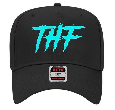 THF Hat - Black & Teal