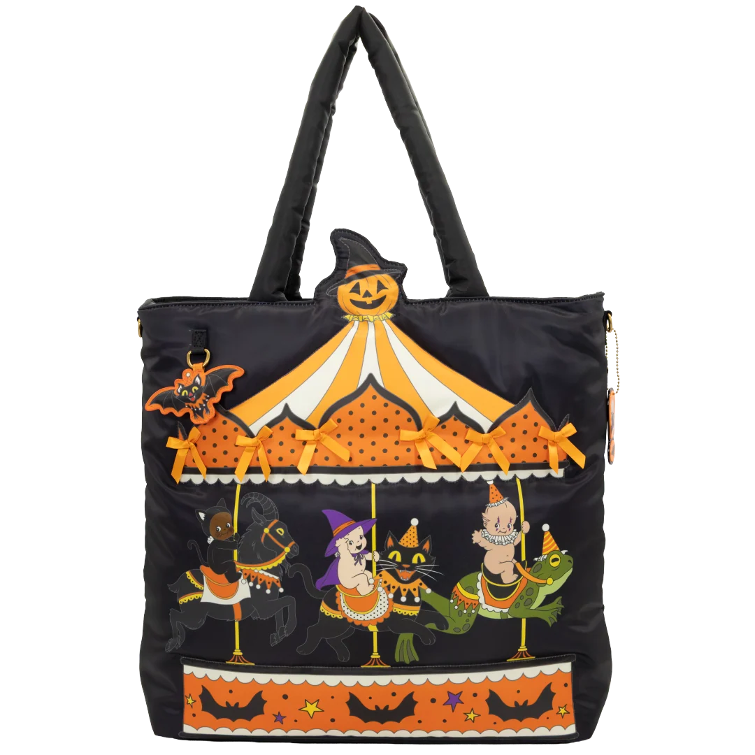 Kewpie Creepy Carousel Oversized Tote Bag