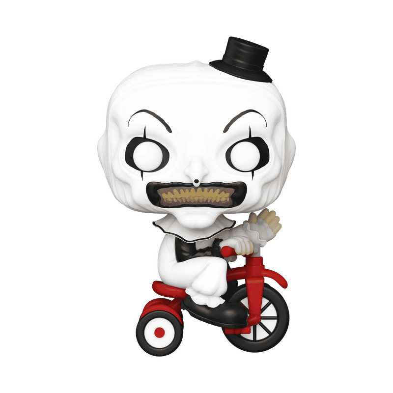 TERRIFIER POP! ART THE CLOWN WITH BIKE
