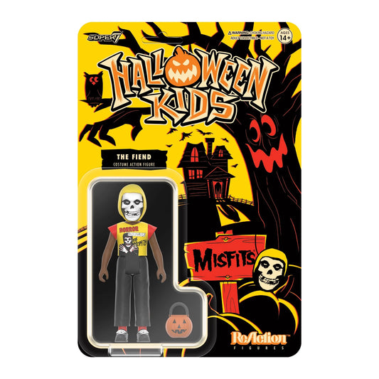 Super 7 ReAction Halloween Kids Misfits The Fiend Costume Action Figure