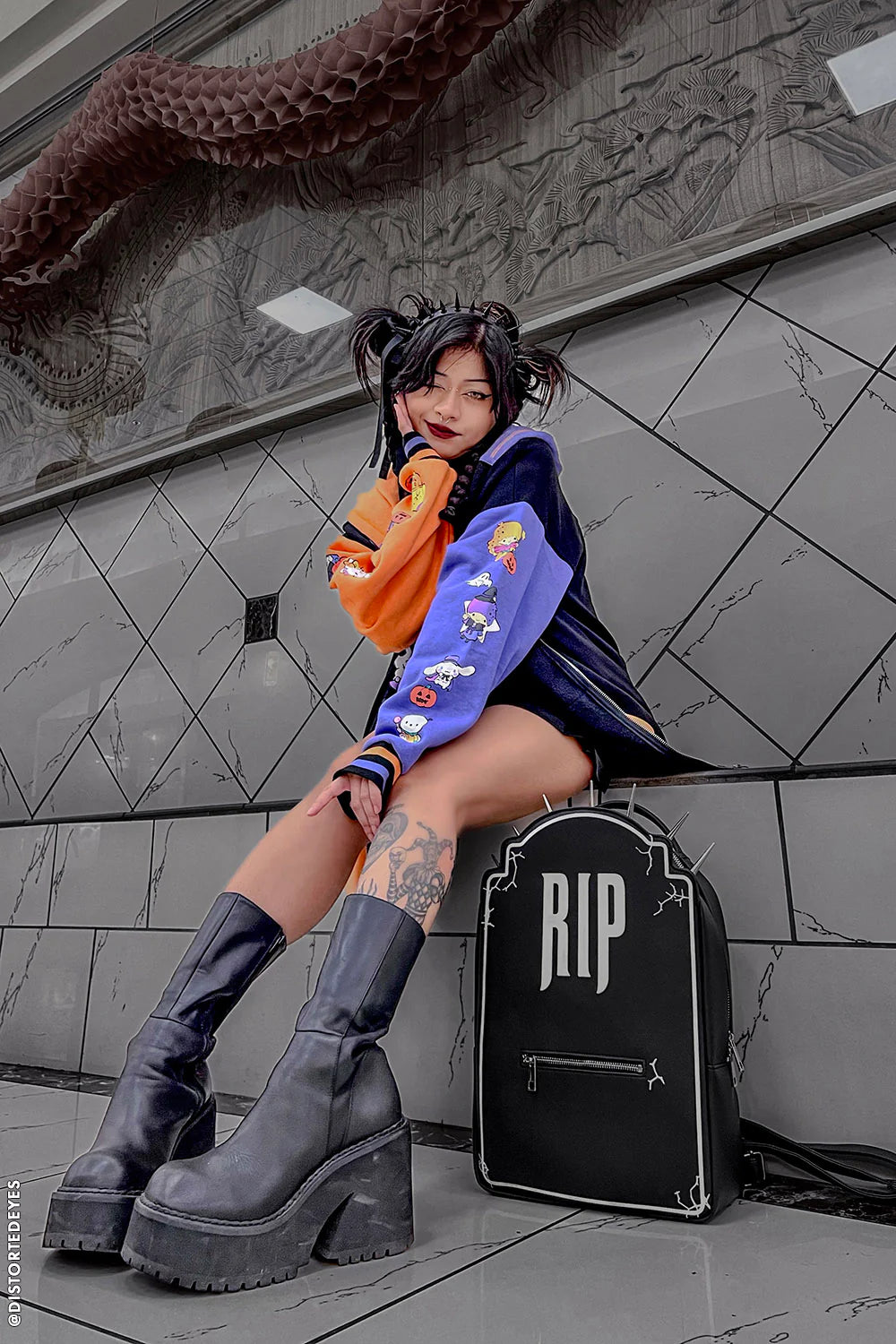 RIP Tombstone Backpack