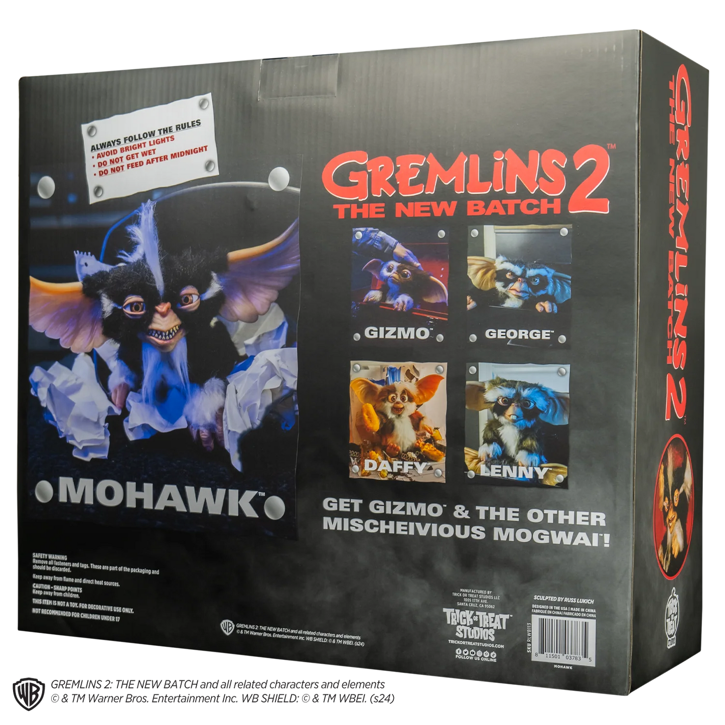 GREMLINS 2: THE NEW BATCH - MOHAWK MOGWAI PROP