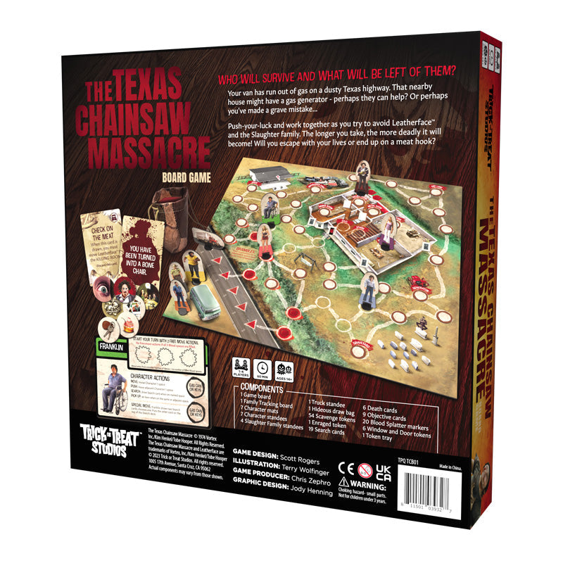 THE TEXAS CHAINSAW MASSACRE BOARD GAME