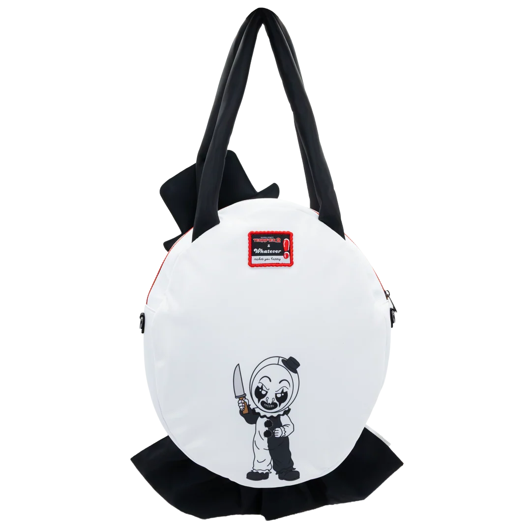Terrifier 2 Art the Clown Oversized Head Nylon Tote Bag