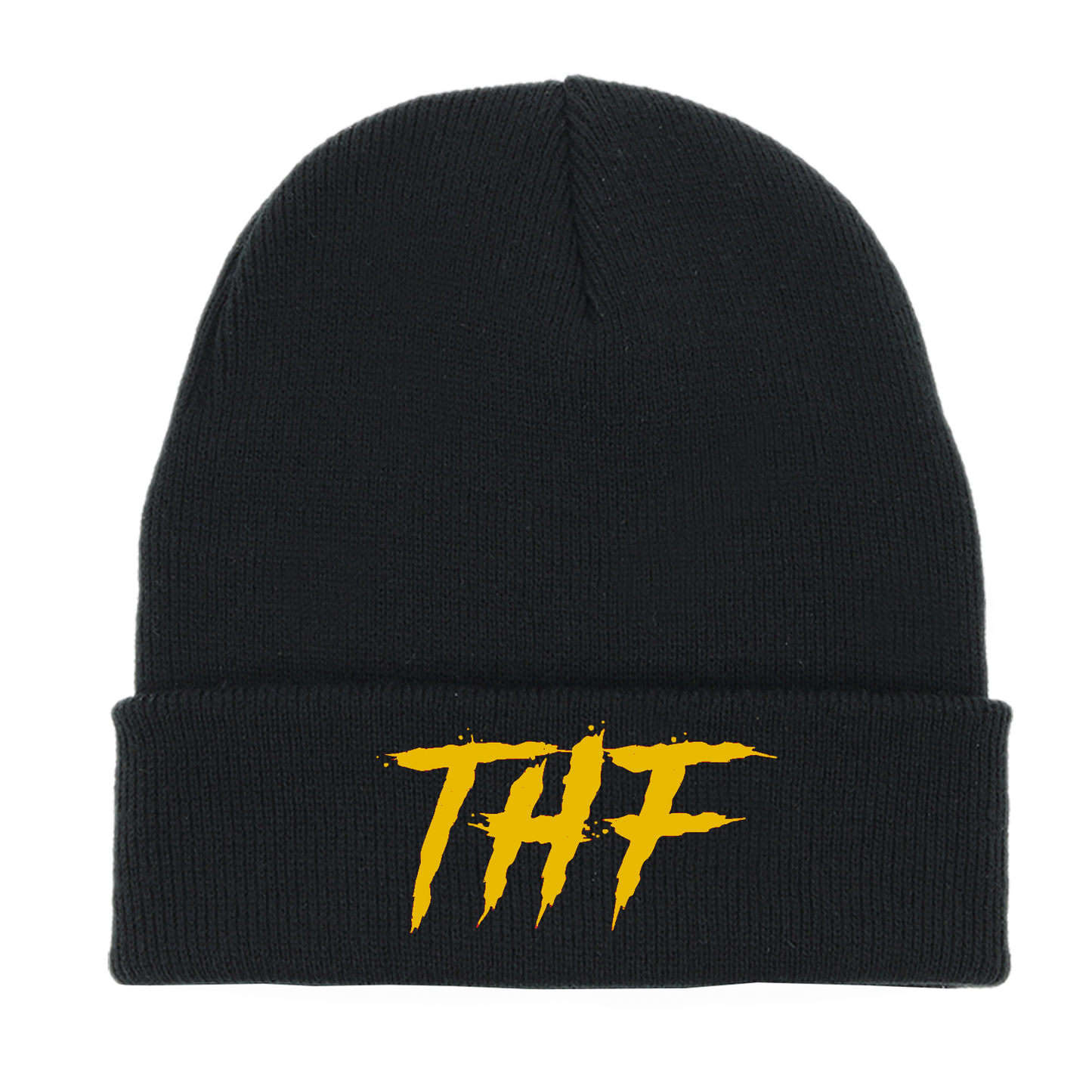 THF BEANIE (BLACK/GOLD)