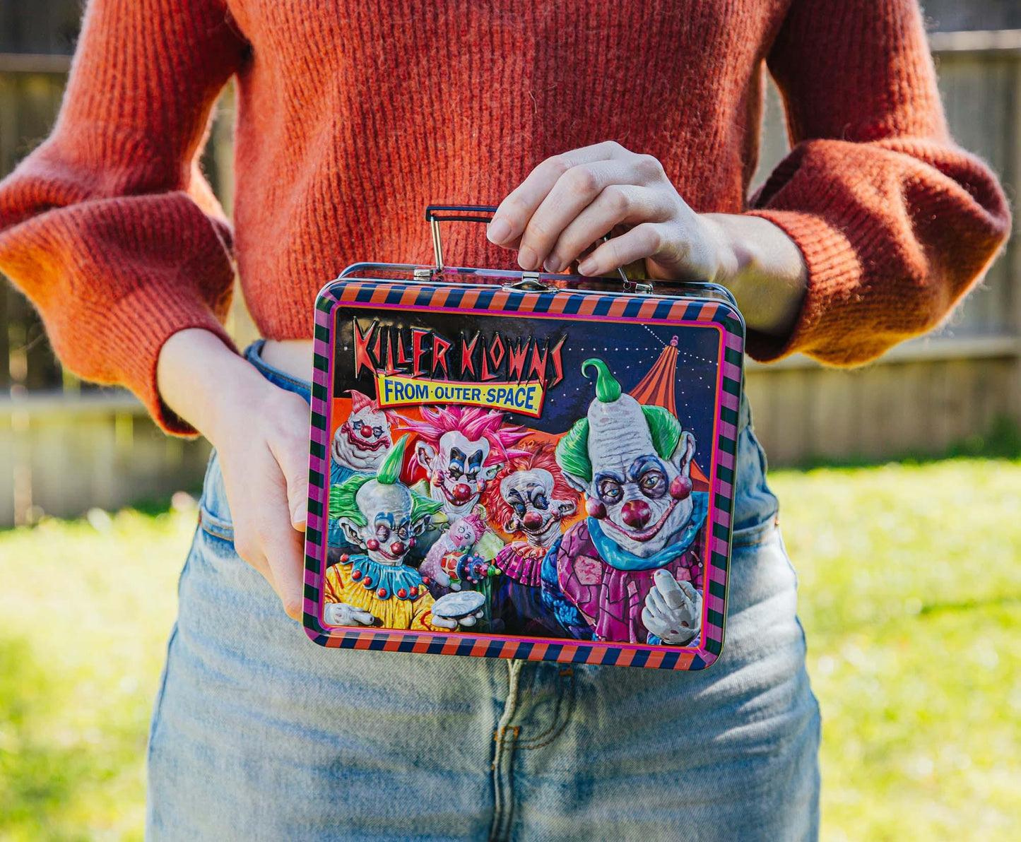 Killer Klowns From Outer Space Retro Metal Lunchbox