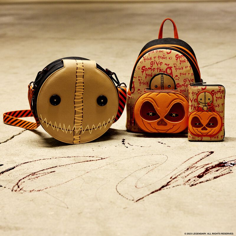 Trick 'r Treat Sam Pumpkin Zip Around Wallet