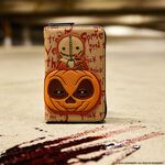 Trick 'r Treat Sam Pumpkin Zip Around Wallet