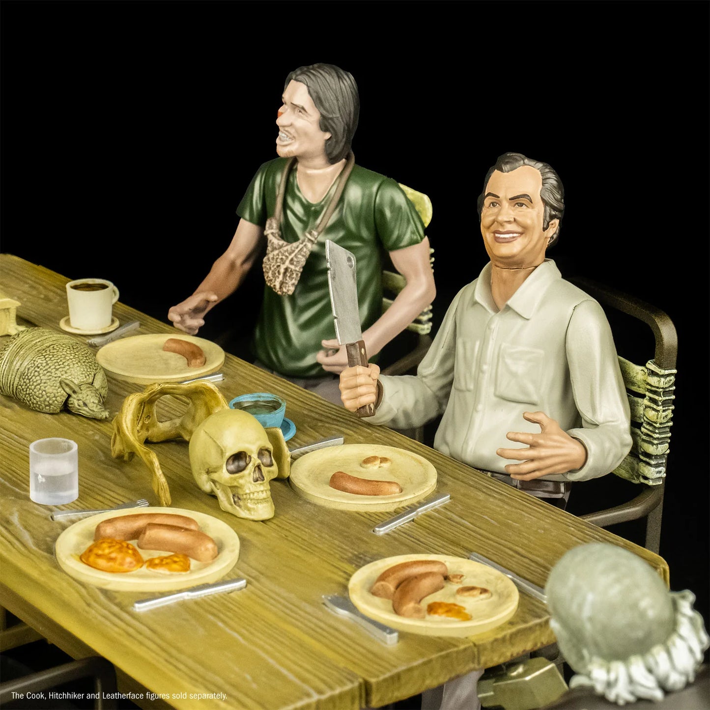 THE TEXAS CHAINSAW MASSACRE (1974) - DINNER SCENE PLAYSET