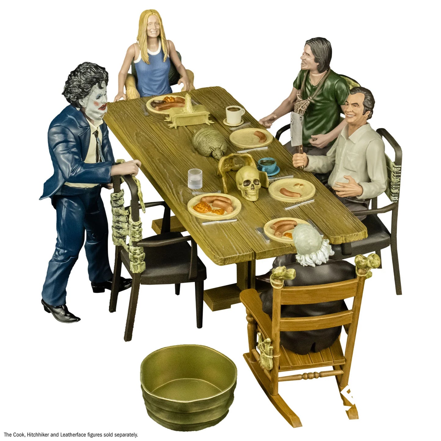 THE TEXAS CHAINSAW MASSACRE (1974) - DINNER SCENE PLAYSET