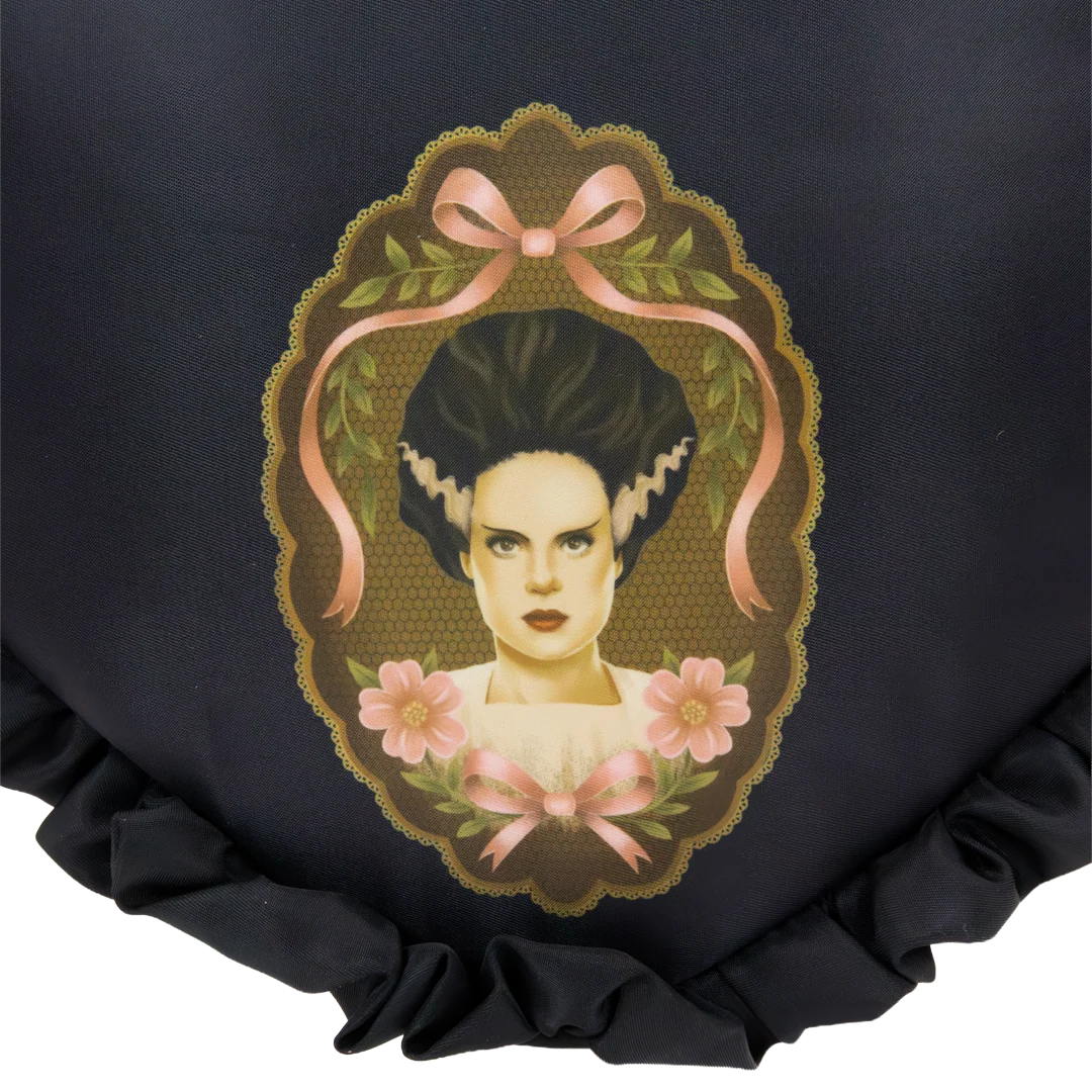 Universal Monsters Coquette Frankie & Bride Oversized Heart Tote Bag
