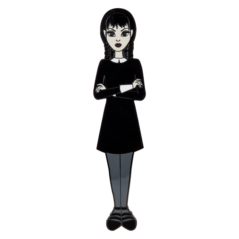 Wednesday Addams Paper Doll Magnetic Pin Set