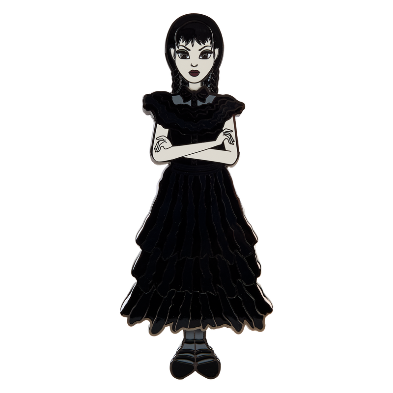 Wednesday Addams Paper Doll Magnetic Pin Set