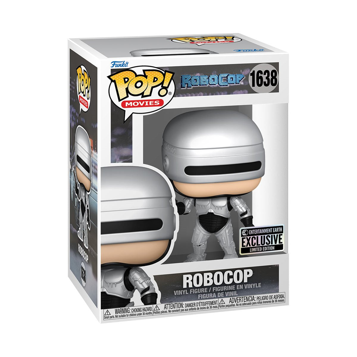 RoboCop Metallic Funko Pop! Vinyl Figure #1638 - Entertainment Earth Exclusive