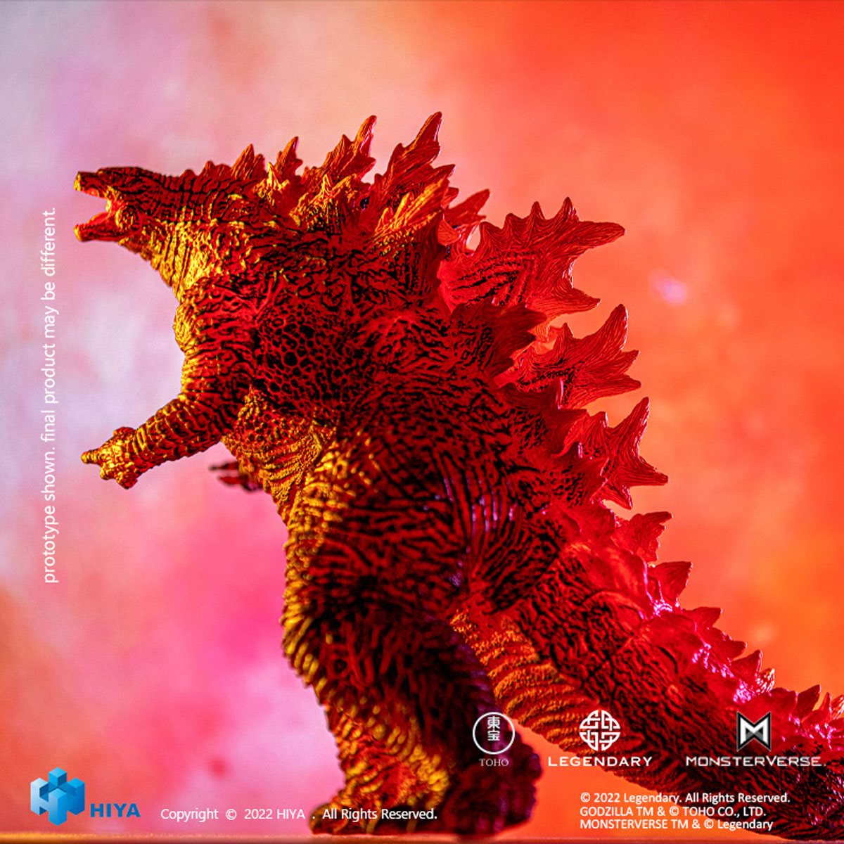 Godzilla King of Monsters Stylist Burning Godzilla Statue - Previews Exclusive