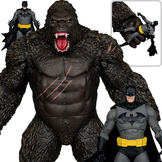 DC Multiverse Batman vs. Kong Megafig Justice League vs. Godzilla vs. Kong Action Figure 2-Pack