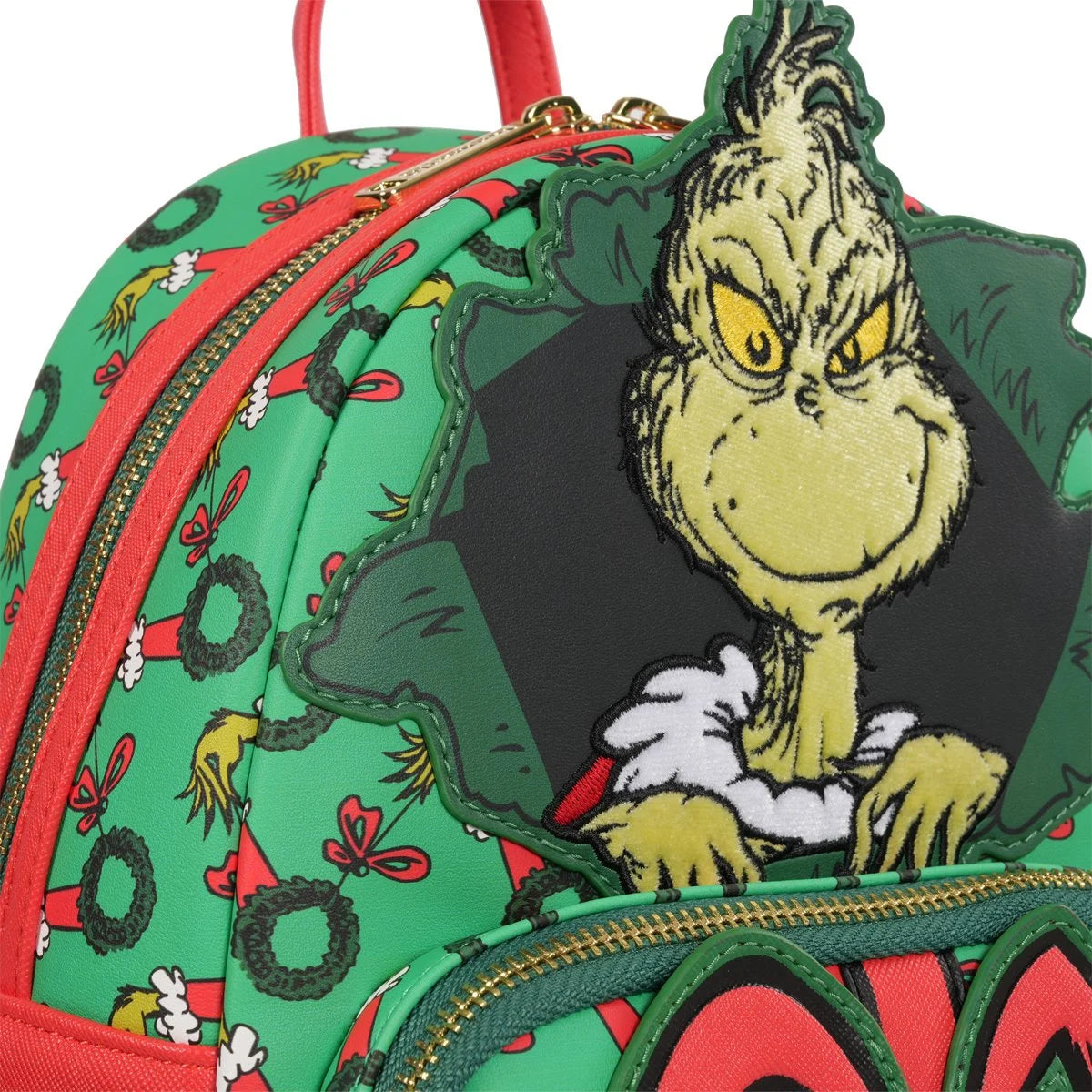 How the Grinch Stole Christmas Grinch Christmas Present Mini-Backpack - Entertainment Earth Exclusive