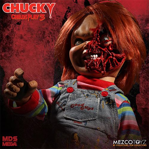 Child's Play 3 Pizza Face Chucky Talking Mega-Scale 15-Inch Doll