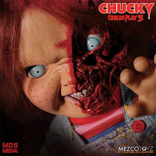 Child's Play 3 Pizza Face Chucky Talking Mega-Scale 15-Inch Doll