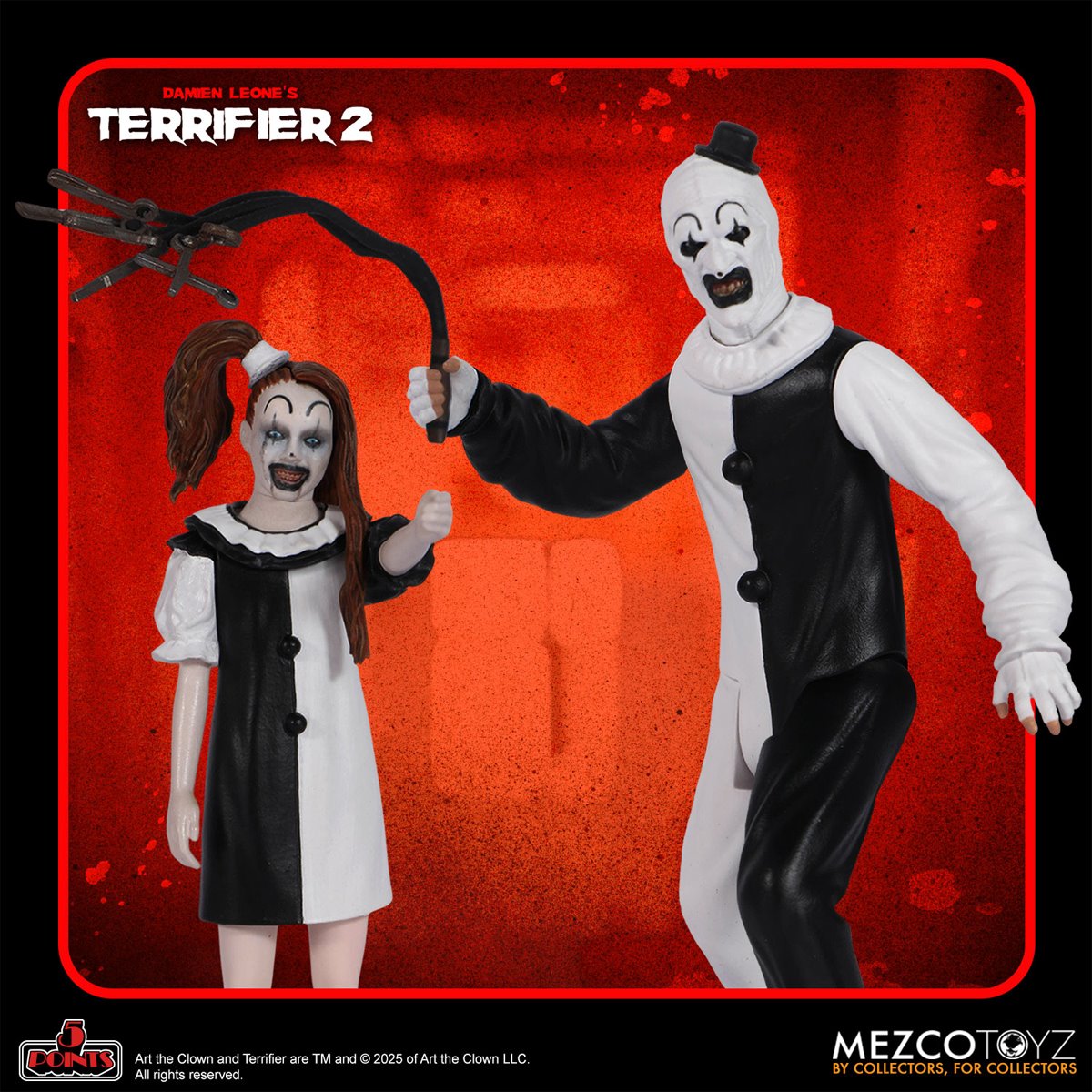 Terrifier 2 -  5 Points Action Figures - Set Of 2