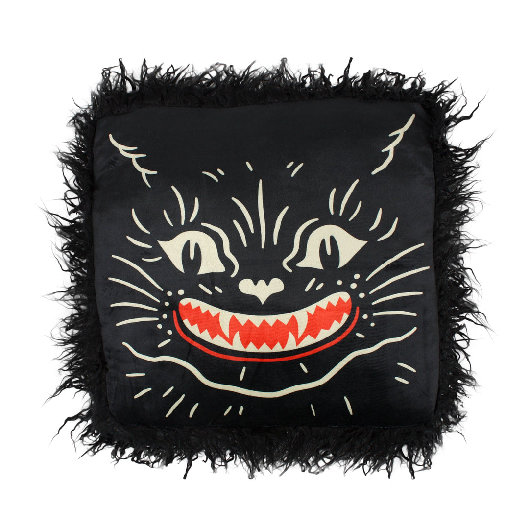 BEISTLE® SHAG CAT PLUSH CUSHION